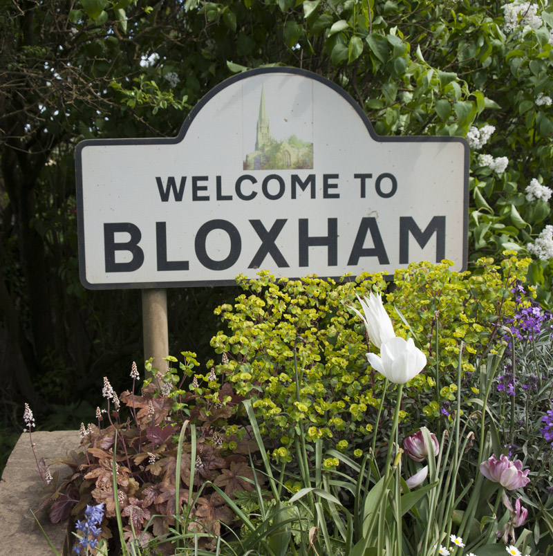 Welcome to Bloxham sign Welcome to Bloxham sign